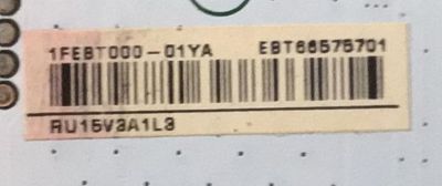 KIT DE TARJETAS PARA TV LG NUM DE PARTE 75UN8570AUD / MAIN EBT66575701 / EAX69109605 (1.0) / RU15V3A1L3 / 1FEBT000-01YA  / FUENTE EAY65769222 / EAX69063802 (1.0) LGP75T-20U1 / PANEL NC750DQH-ABHR1 / MODELO 75UN8570AUD.BUSFLKR / 75UN8570AUD - Imagen 4